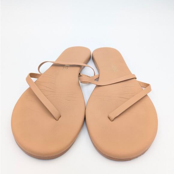 Tkees Sarit Flip Flop Sandal Asymmetrical Straps Women's Nude Size US8 EU39 - Picture 2 of 8